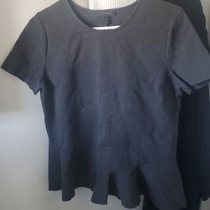 Jcrew womens peplum top